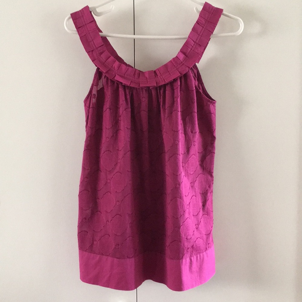 BCBGeneration pleated neck top